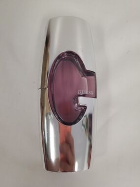 Guess Silver Bottle with Purple G-Shaped Window